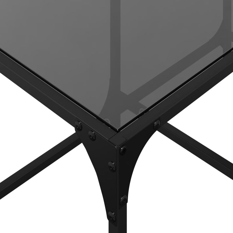 Alaitz Coffee Table, Black, 40cm H x 78.5cm L x 40cm W
