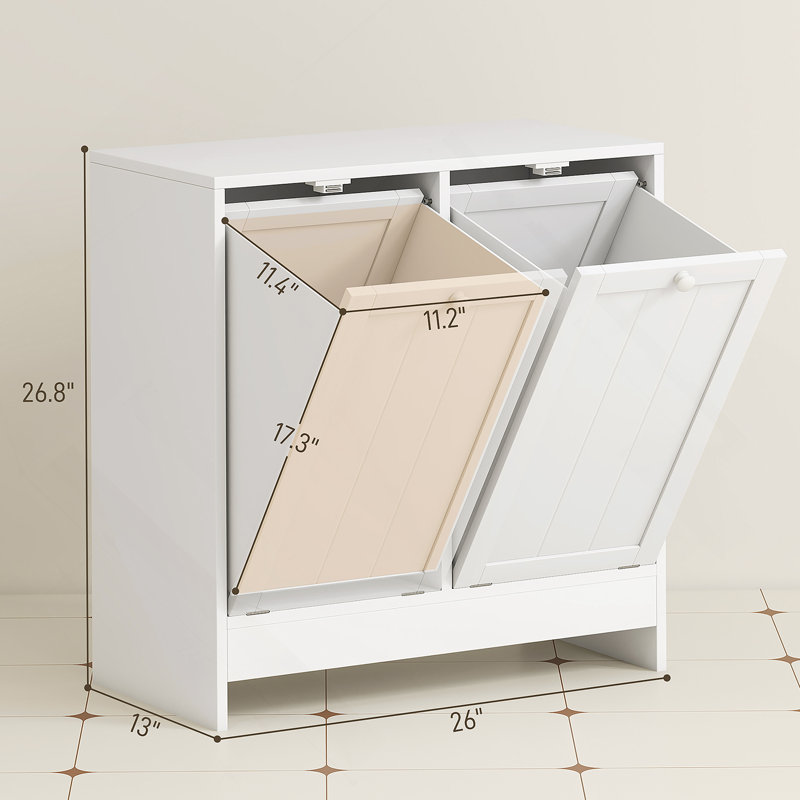 Armoire à linge dissimulée, armoire de rangement inclinable