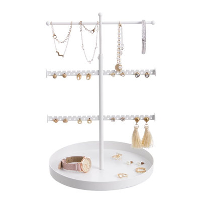 Metal Jewelry Organizer Tray + Portable