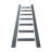 7 - Step Aluminum Lightweight Folding Straight Ladder