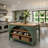 Kitchen Island with Open Storage