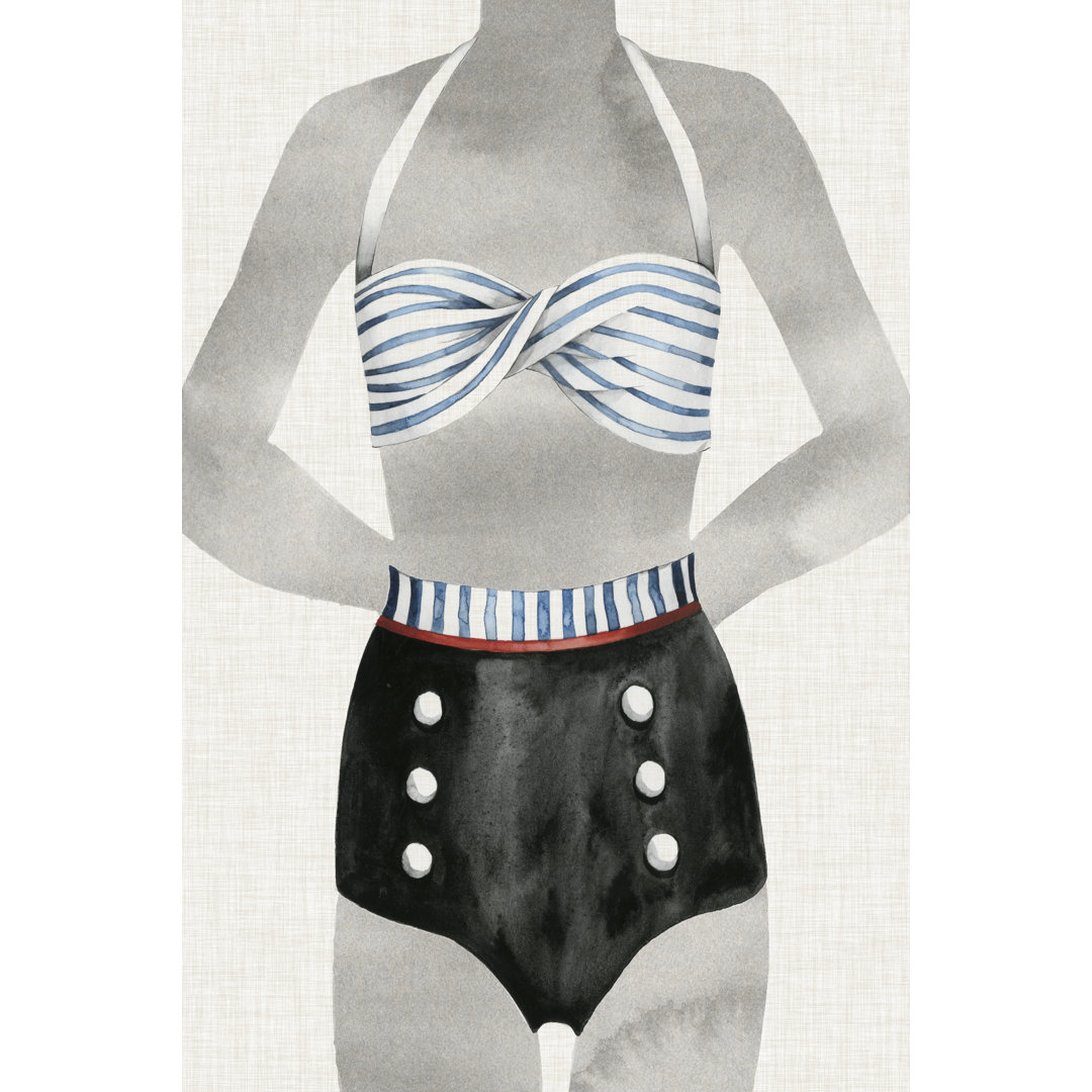 Leinwandbild Vintage Bathing Suit I