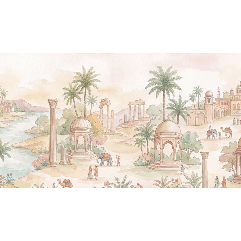 Papier peint architecture antique, Non-Woven Nonpasted, 200 po x 120 po