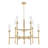 Granton Modern Gold 9 Light Chandelier-123223044