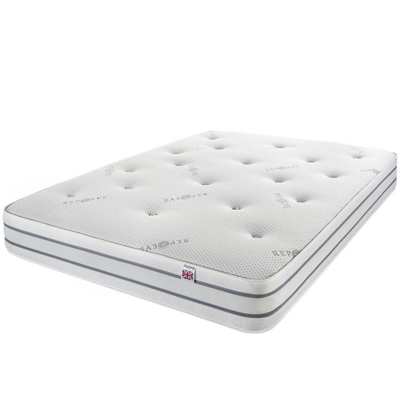 Eco Reprieve Dual Sided Pocket+ Aspire Pocket Sprung Mattress, Small Single (2'6)