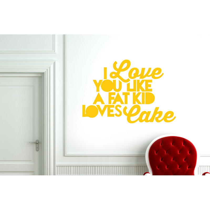 Non-Wall Damaging Wall Decal, Large, Dark Yellow