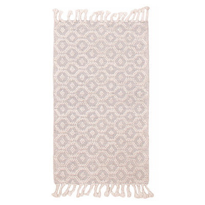 Izzabela Wool Geometric Indoor Rug