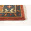 Tapis rouge foncé en laine noué à la main Serapi Heritage 4 pi 11 po x 8 pi 0 po