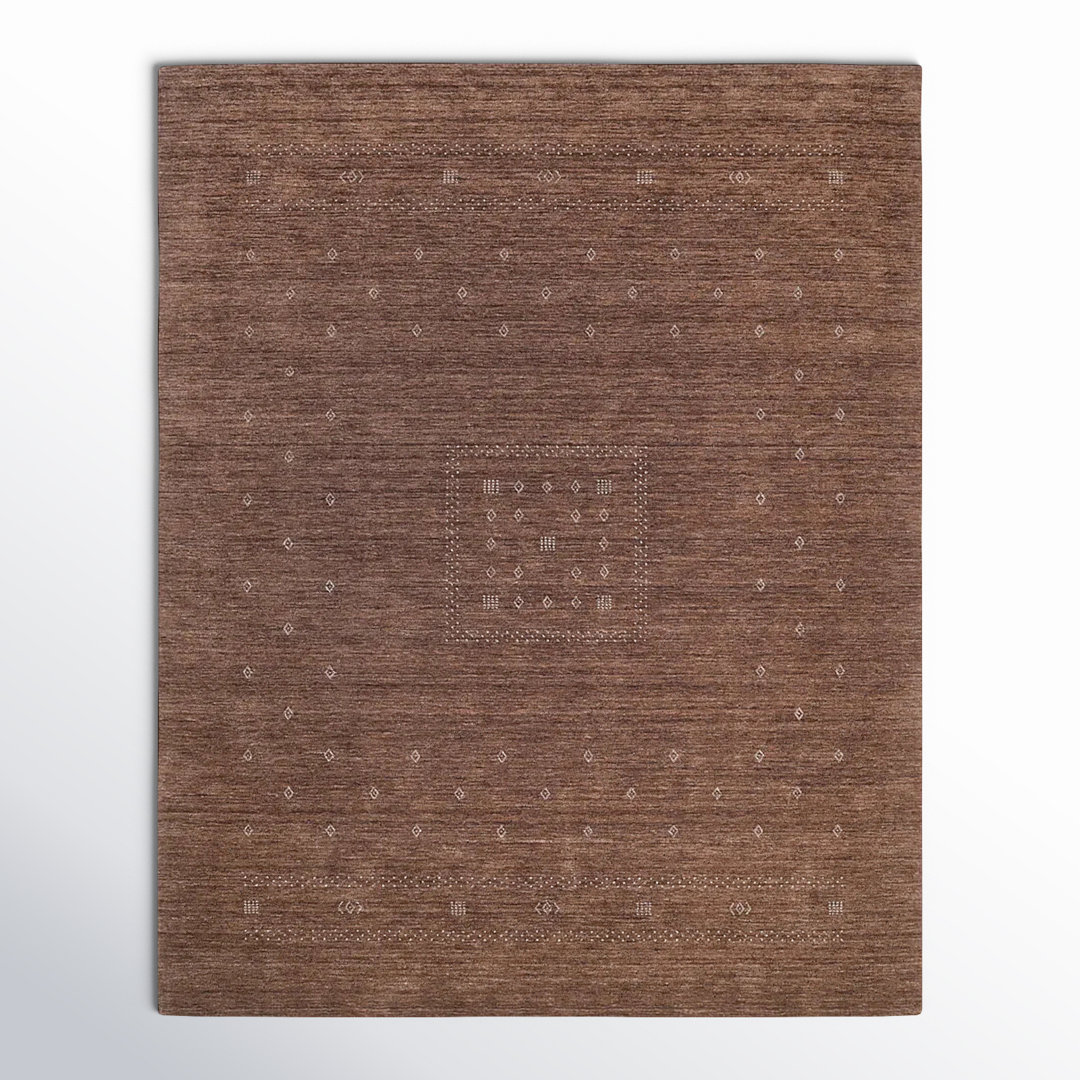 Meagan Hand Knotted Geometric Indoor Rug AllModern Rug