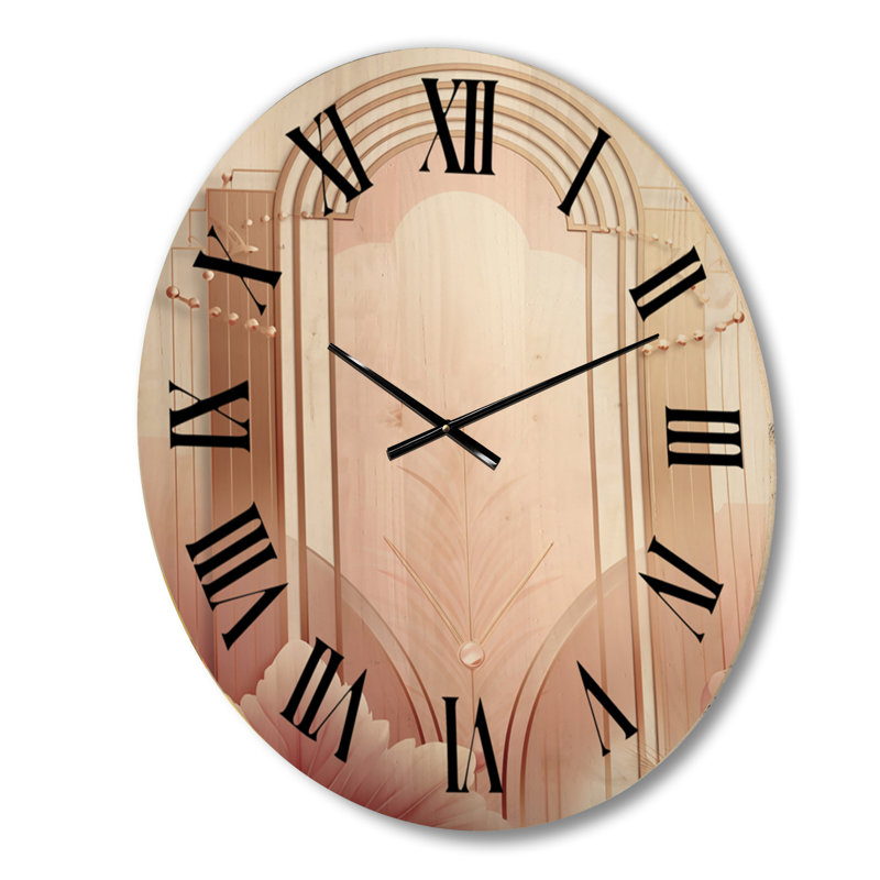Horloge murale Art Nouveau Elegancein, Moyenne