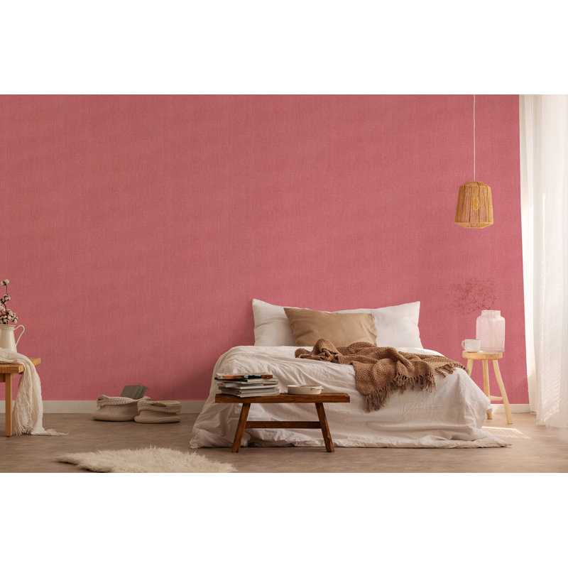 Rahnuma 10.05m x 53cm Matte Double Roll, Red