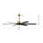 64" Modern Large Propeller Ceiling Fan with LED Light and Remote Control-1030234701-1030234700