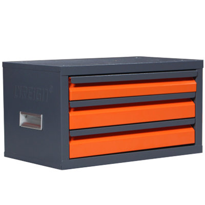 Drill Bit Dispenser - 3 Drawer Storage Case For Bits, Aluminum, Copper, Soft Alloy Steel, Wood. Thickened Steel Cabinet With Clean Paint Finish. Stackable, , And Large-capacity. 15.7"l X 9.4"w