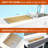 Extra Large Roll-Up Dish Drying Rack, Stainless Steel Over The Sink Dish Drainer For Kitchen Countertop Space Saving And Organization