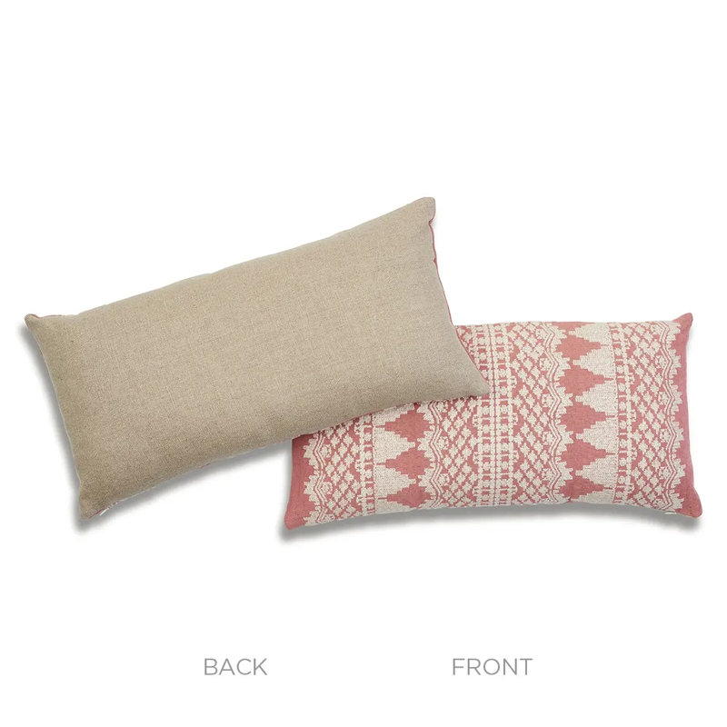 Wentworth Embroidery Pillow, Rose