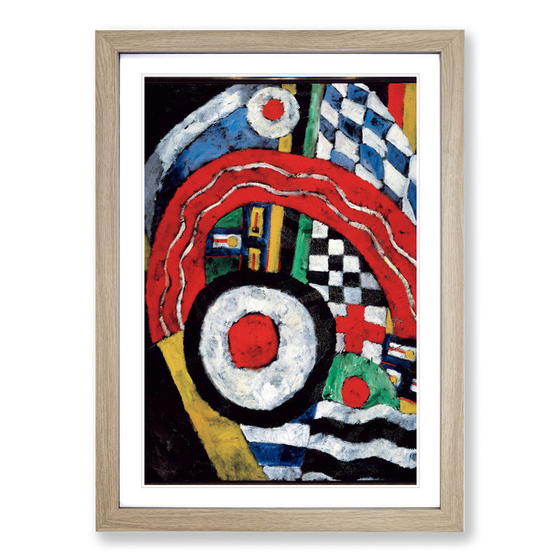 Painting No.46 by Marsden Hartley - Picture Frame Painting, 65cm H x 48cm W x 2cm D, Oak Framed