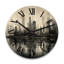 Horloge murale en bois massif Mukrime-975163928