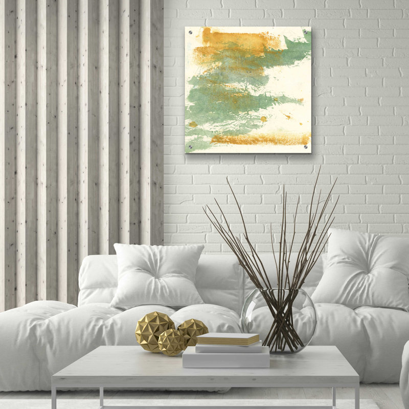 «Textured Gold I» par Chris Paschke, H 24 po x l 24 po x P 0,2 po