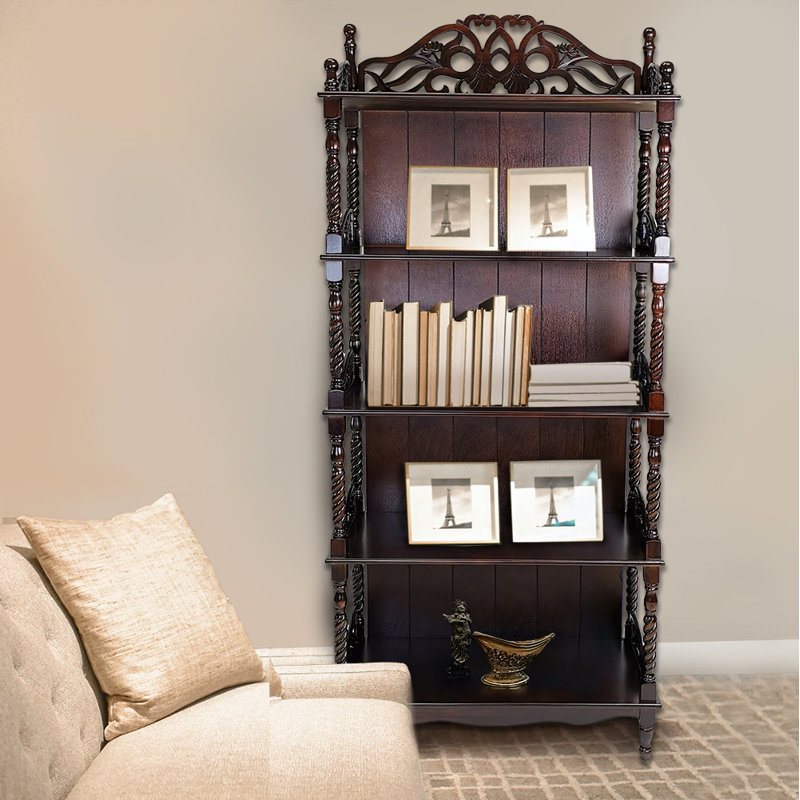 Alyscia Storage Bookcase, Expresso