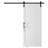 Manufactured Paneled Barn Door with Installation Hardware Kit-88681066