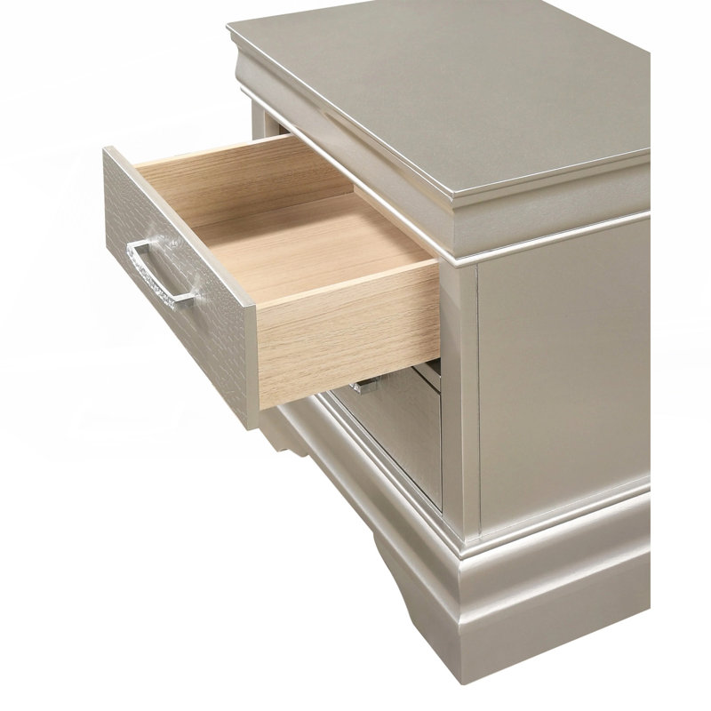 Mobilier de chambre à coucher 1pc moderne Glam, Beige