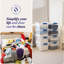 Bac de rangement avec couvercles Homz-71007990-71007993-97291500