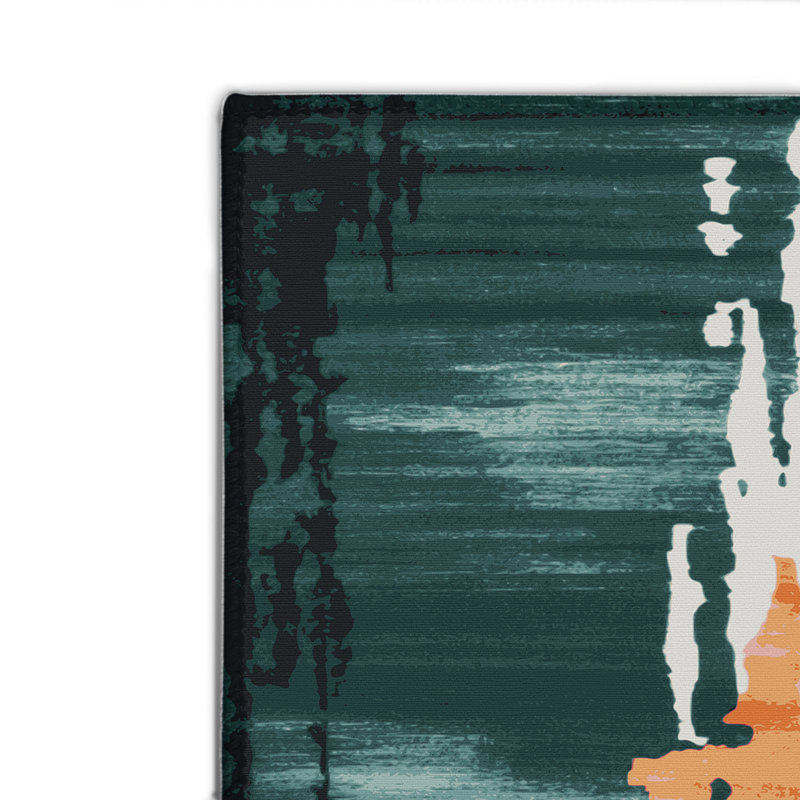 Tapis intérieur et extérieur beige Watercolor, Rectangulaire 2 pi x 3 pi