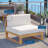 Upland Teak Wood Armless Patio Chair