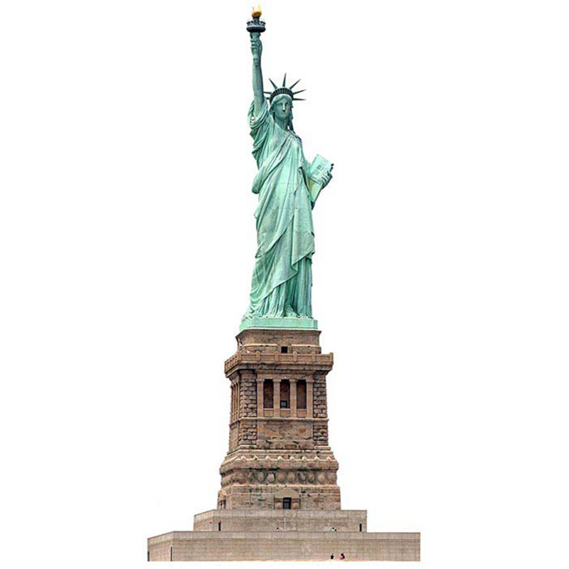 Accroche en carton statue of liberty