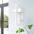 Navona Wrought Iron LED Wall Light-157058999-159904334