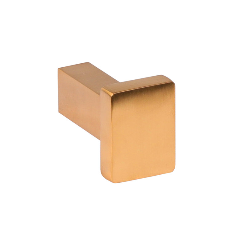 Flash Single Robe Hook, Brushed Gold