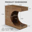 Solid Wood End Table-1643056436
