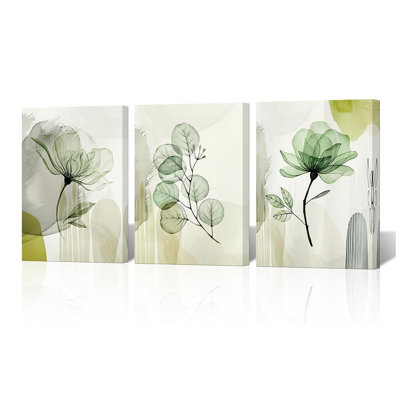 3 Piece Wrapped Canvas Set