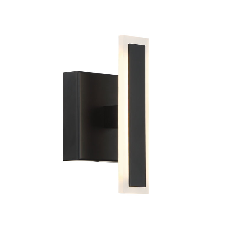Mohandas 1 Light LED Wall Sconce In Coal Finish