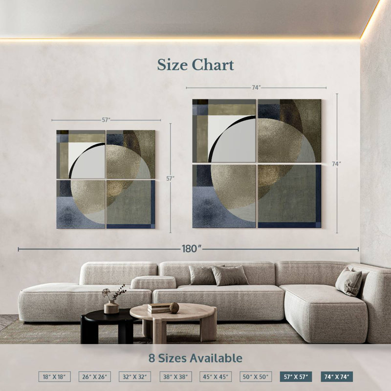 Avery Meld I, 57'' H x 57'' W