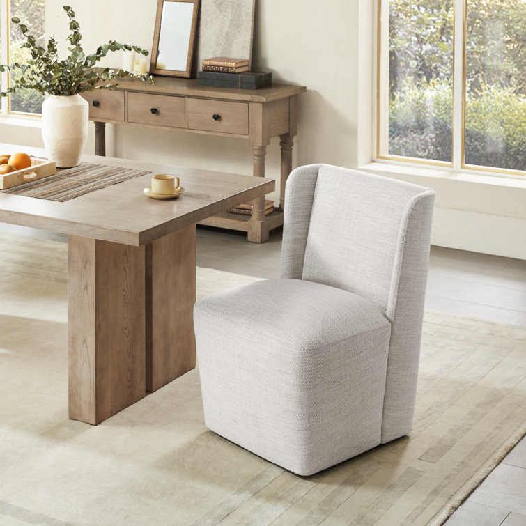 Ardeth Polyester Blend Side Chair With Caster
