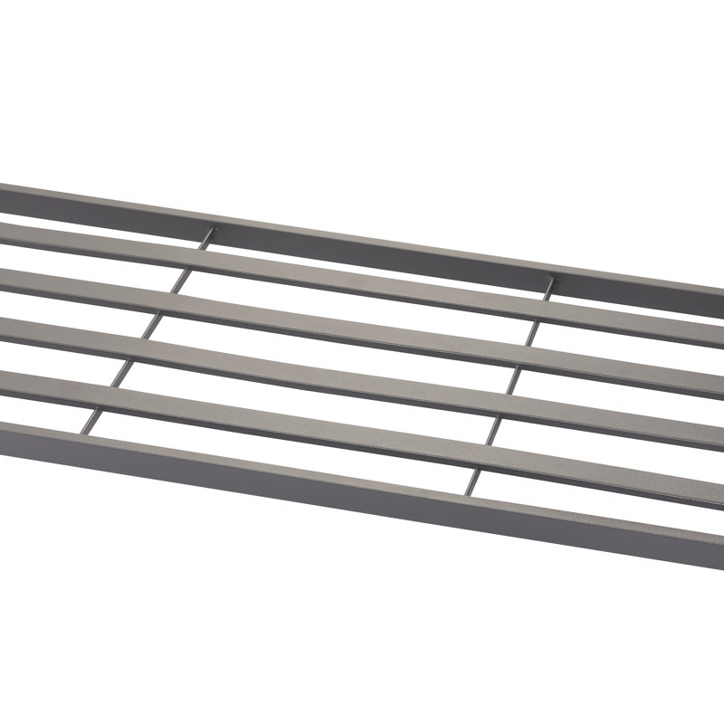 TRINITY Dark Gray 6-Tier Slat Shoe Rack