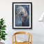 Blue Elephant - Picture Frame Photograph Print-56924701-56924702