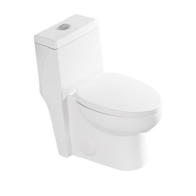 Toilette allongée une pièce 1,6 GPF (siège inclus)