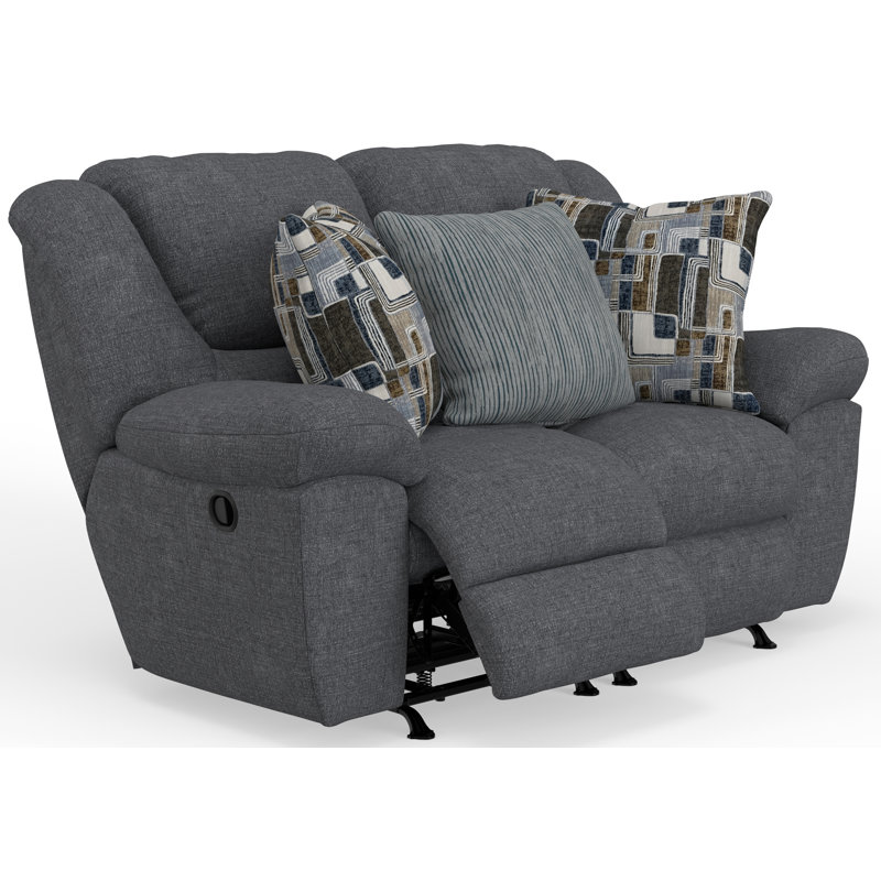 Causeuse inclinable Trifecta, Bleu / gris