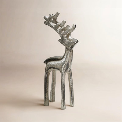 Large Reindeer Silhouette Figurine