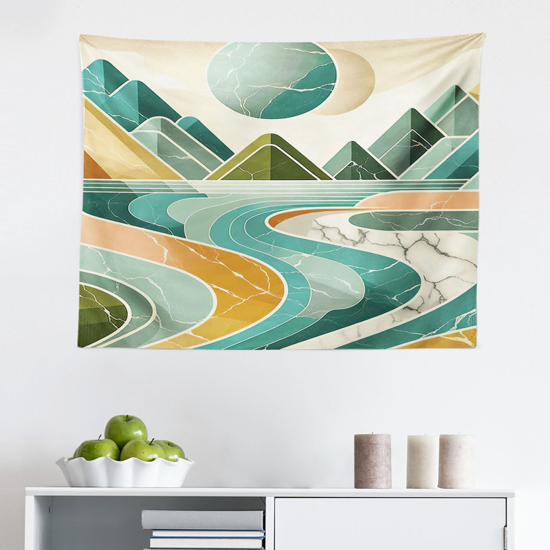 Tapisserie en microfibre, H 30 po x l 45 po