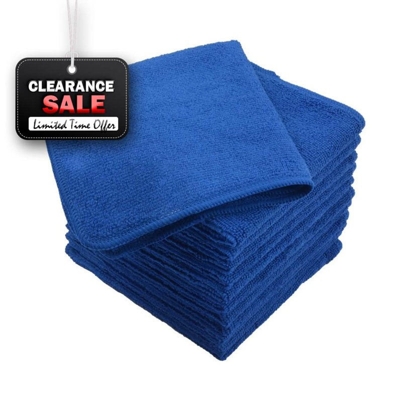 Tissu en microfibre, Bleu, 12,28 po x 12,32 po