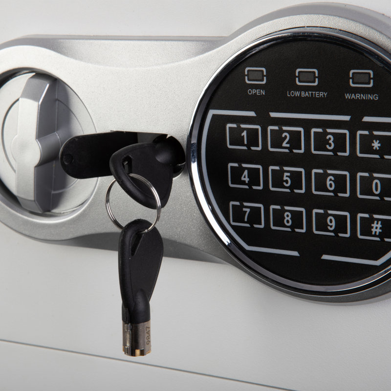 Paragon Digital Safety Box with Passcode for Quick Access - Personal Safe for Cash or Jewellery