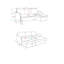 Alma 3 Seater Corner Sofa Bed-1870722860