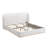 Henry Boucle Upholstered Platform Bed With Headboard & Wooden Slats-118692276-118692279