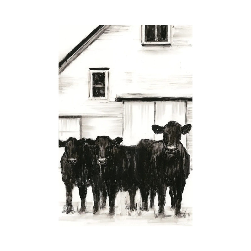 Standing Around I by Ethan Harper - Wrapped Canvas Painting, 101.6 cm H x 66.04 cm W x 3.175 cm D