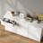 9 Drawer 63" Wide Dresser for Bedroom, White Wooden Large Chest of Drawers Organizer with Sturdy Metal Handle, Modern TV Stand Dresser for Living Room Office, Hallway, Ball Bearing Slide-549189726