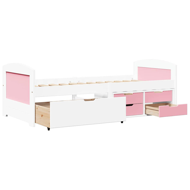 Daybed, White/Pink