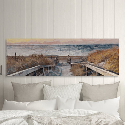 Inviting Walkway - Wrapped Canvas Painting